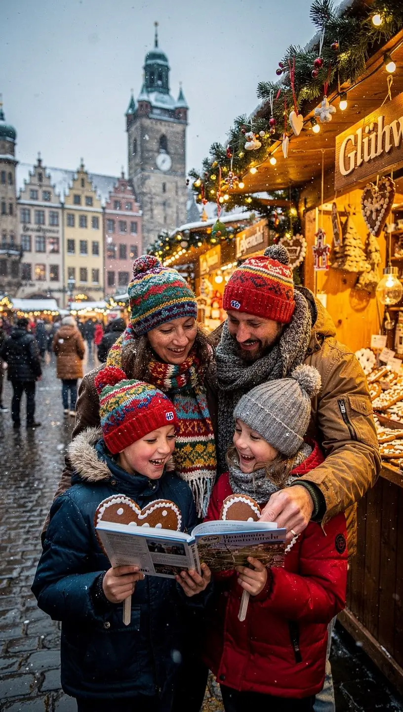 Lebhafte Straßenansicht von Berlin bei Nacht, beleuchtet von bunten Lichtern und Menschenmengen.